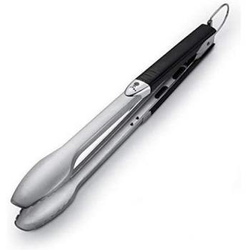 Pinzas para Barbacoa Weber RVS Negro - Acero Inoxidable, Mango Antideslizante