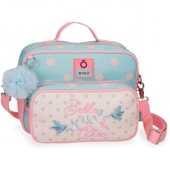 Enso Belle and Chic Neceser Adaptable con Bandolera Multicolor 26x20x13 cms PVC