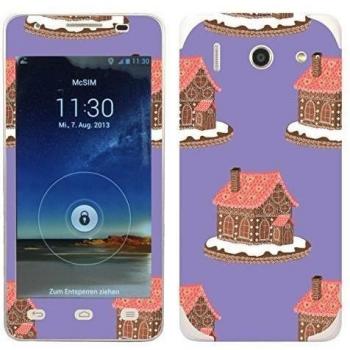 Motivos Disagu Design Skin para Huawei Ascend G510: Lebkuchenhaus - Violett