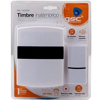 Evila - Timbre diseno sin hilos 100m pilas blister