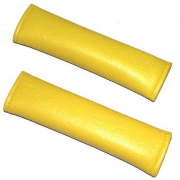 Aerzetix-Funda con tapa de piel sintética para cinturón, color amarillo