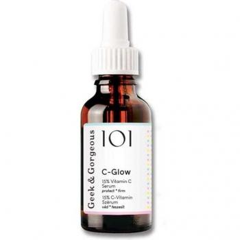 Geek & Gorgeous C-Glow Serum - Potent 15% Vitamin C Formula for Luminous Skin 30ml