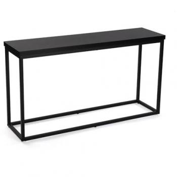 Consola Versa Negro Metal 30 x 60 x 110 cm, Estilo Industrial, Medidas (Al x l x An) 60 x 30 x 110 cm, Material: Metal Color Negro