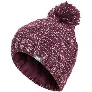 Trespass Epstein Gorro, Potent Purple Fleck, 8-10 años Unisex niños