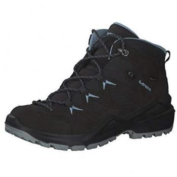 Lowa Sirkos EVO GTX Mid Women's Waterproof Hiking Boots - Anthracite/Ice Blue