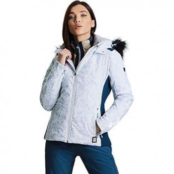 Dare 2b - Chaqueta de esquí para Mujer, Transpirable, Impermeable, Aislante, Mujer, Color Blanco, tamaño Talla 16