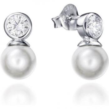 Pendientes Viceroy Clásica de Plata con Circonita y Perla