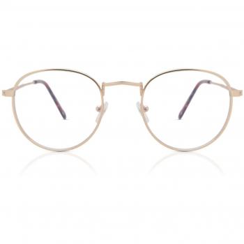 Montana Readers HBLF54 Blue-Light Block Men's Eyeglasses Gold Size +2.50 (Frame Only) - Blue Light Block Available