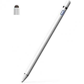 KECOW Lápiz Stylus, Compatible con Apple Pen Lápiz Pantalla táctil Lápiz capacitivos Recargables con Puntas ultrafinas de 1.5 mm con Dos Tapas