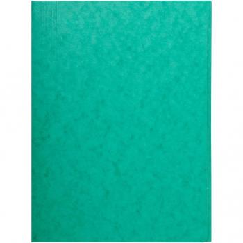 25 Subcarpetas 3 solapas Cartulina lustrada - Exacompta 56415E - 390 g/m2 (Verde)