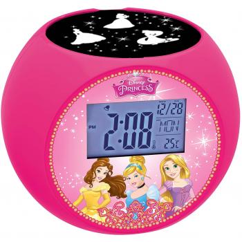 Princesas Disney - Reloj despertador con proyector