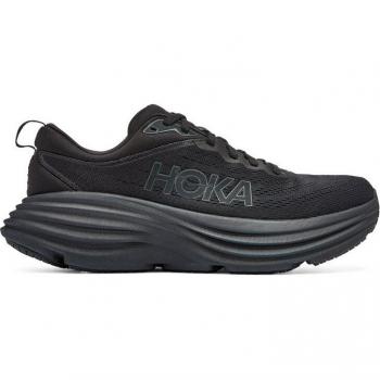 Hoka Bondi 8 Women's Running Shoes - Black - Size 8