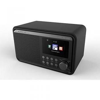 Radio Digital Híbrida Albrecht DR 490 - Internet, DAB+, FM, Pantalla a Color, Color Negro