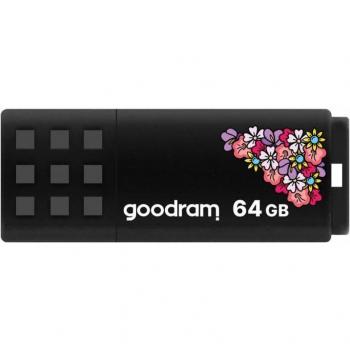 Memoria USB GoodRam UME Spring 64GB Negro USB 2.0
