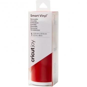 Vinilo Adhesivo Removible Rojo Mate para Plotter de Corte Cricut Joy