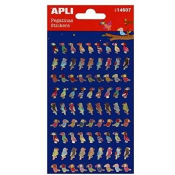 Apli 14607 Pegatinas atinas Epoxi Pajaros, 1 Hoja X 14607