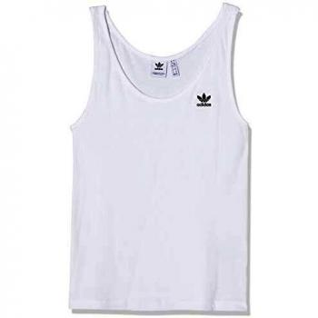 adidas Tank Top Camiseta sin Mangas, Mujer, White/Black, 44