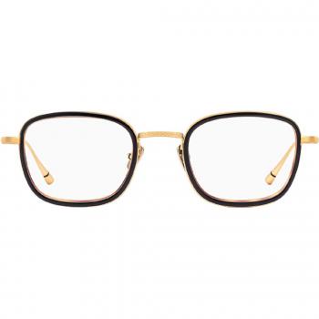 Etnia Barcelona Richmond GDBK Men's Eyeglasses - Gold Frame Size 48 - Blue Light Block Available - Frame Only / Free Lenses - HSA/FSA Insurance