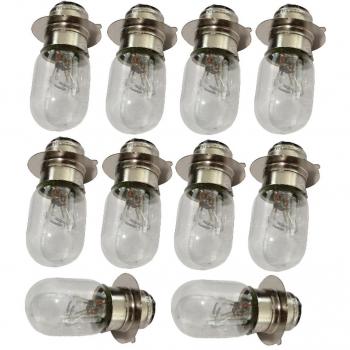 AERZETIX: 10x Bombillas T19 P15D-25-1 12V 35/35W para motocicleta scooter C18934