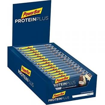 PowerBar Protein Plus Coconut Energy Bar with Calcium & Magnesium (35g, Box of 30)