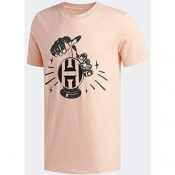 adidas Hrdn Swag Verb Camiseta, Hombre, rosbri, M