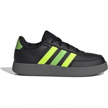 Zapatillas Adidas Breaknet 2.0 Lifestyle Infantil Color Negro, Limón y Lima EU 38