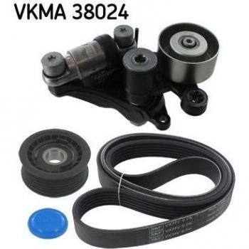 Juego de correas trapeciales poli V SKF VKMA 38024