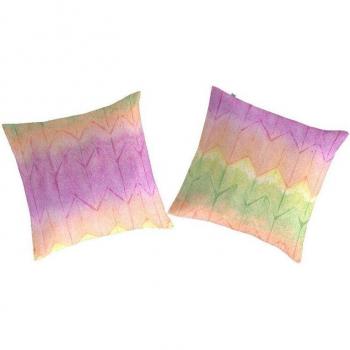 Funda de almohada estampada NAF NAF MIKA 65x65 cm 100% algodón (2 unidades)