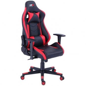 Silla Gaming Gamer Pro Giratoria Reclinable Negro/Rojo 124-134x70x70 cm