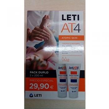 LETI AT4 CREMA CORPORAL PIEL ATÓPICA DUPLO 2X200 ML