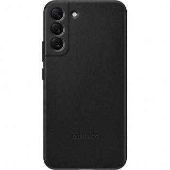 Samsung Leather Cover Black for Galaxy S22+