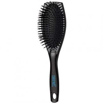 EUROSTIL Profesional Nylon Cepillo NEUMATICO Grande 1UN Unisex Adulto, Negro, Único