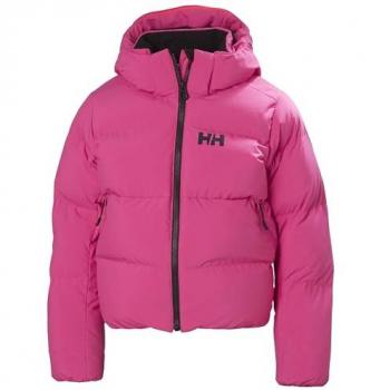 Helly Hansen Nora Short Puffy Kids' Ski Jacket - Pink 14 Years