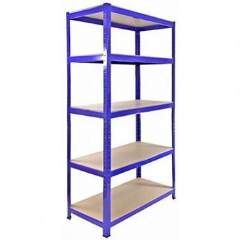 10 Estanterías T-Rax De Acero Sin Tornillos Azules 90cm x 45cm x 180cm