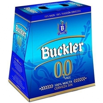 Buckler 00 Cerveza, Conjunto de 6 Botellas de 250ml (Total: 1.5L)