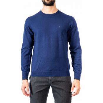 SUN68 Maglia Sun 68 in Lana e Cotone K29105 Blue Size:M