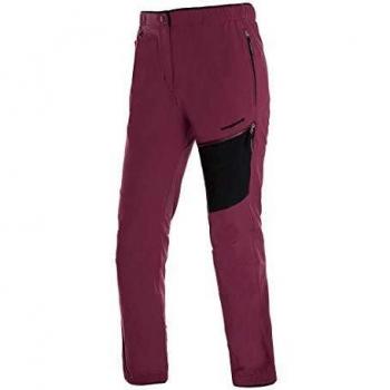 Trangoworld Saro Pant. Largo, Mujer, Morado/Negro, XS