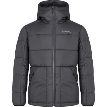Chubasquero Berghaus Komatiite gris con capucha, talla L