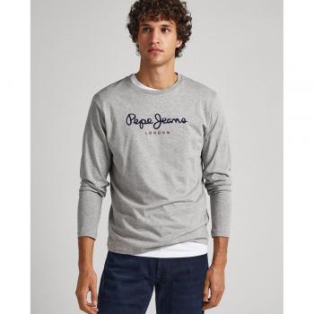 Pepe Jeans Men's Long Sleeve Casual T-Shirt Eggo Gray S