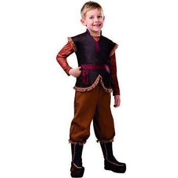Rubies - Disfraz oficial de Disney Frozen 2, Kristoff Deluxe para niños, tamaño grande, edad de 7 a 8 años