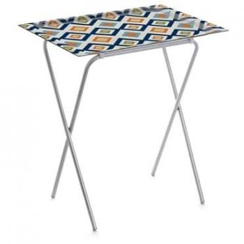 Mesita Plegable Don Hierro con Bandeja Extraíble para Cocina y Camping, 65,5 x 61,5 x 42 cm