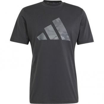 Camiseta de Manga Corta Adidas 3-Stripes Tee para hombre en color negro