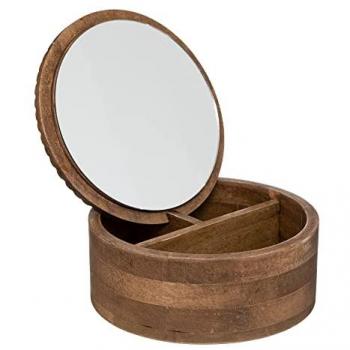 Joyero Marrón de Madera Atmosphera Ali - Simple y Refinado, con diseño elegante y funcional, fabricado en madera, ideal para organizar joyas