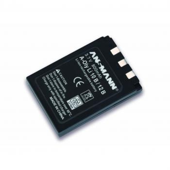 Ansmann 5022443 - A-Oly LI 10 B/12 B Li-Ion, batería 3,7V/1050mAh para cámara digital de fotos Olympus