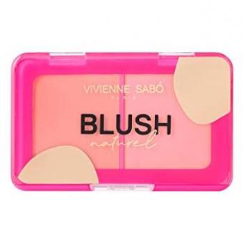 Paleta de Coloretes Vivienne Sabó Brush Naturel 02 - Tono Rosa, Mezclable y Cruelty Free