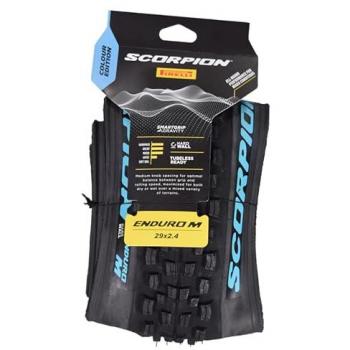 Cubierta Pirelli Scorpion Enduro M Colour Edition negro azul - 29x2.40 (60-622)