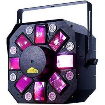 Luz Efecto LED ADJ Stinger II 5W con Láser UV y 3-FX-In-1 RGBAWP HEX