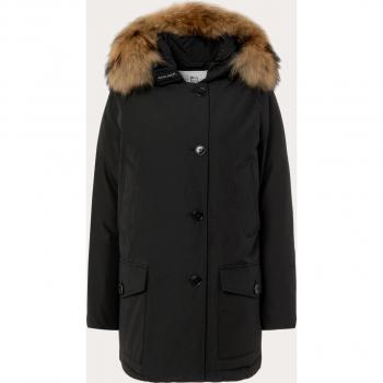 Woolrich Women's Black Arctic Detachable Fur Parka Jacket, Size S