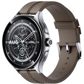 Xiaomi Watch 2 Pro Smartwatch Bluetooth Acero Plata con Correa de Cuero Marrón