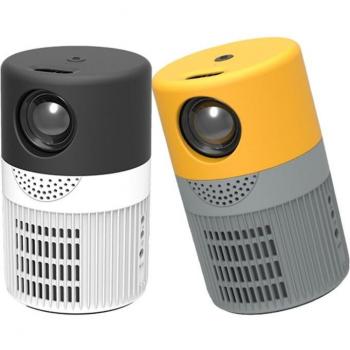 Proyector de películas portátil 1080P de alta definición para cine en casa, compatible con HDMI, VGA y USB, ideal para smartphones